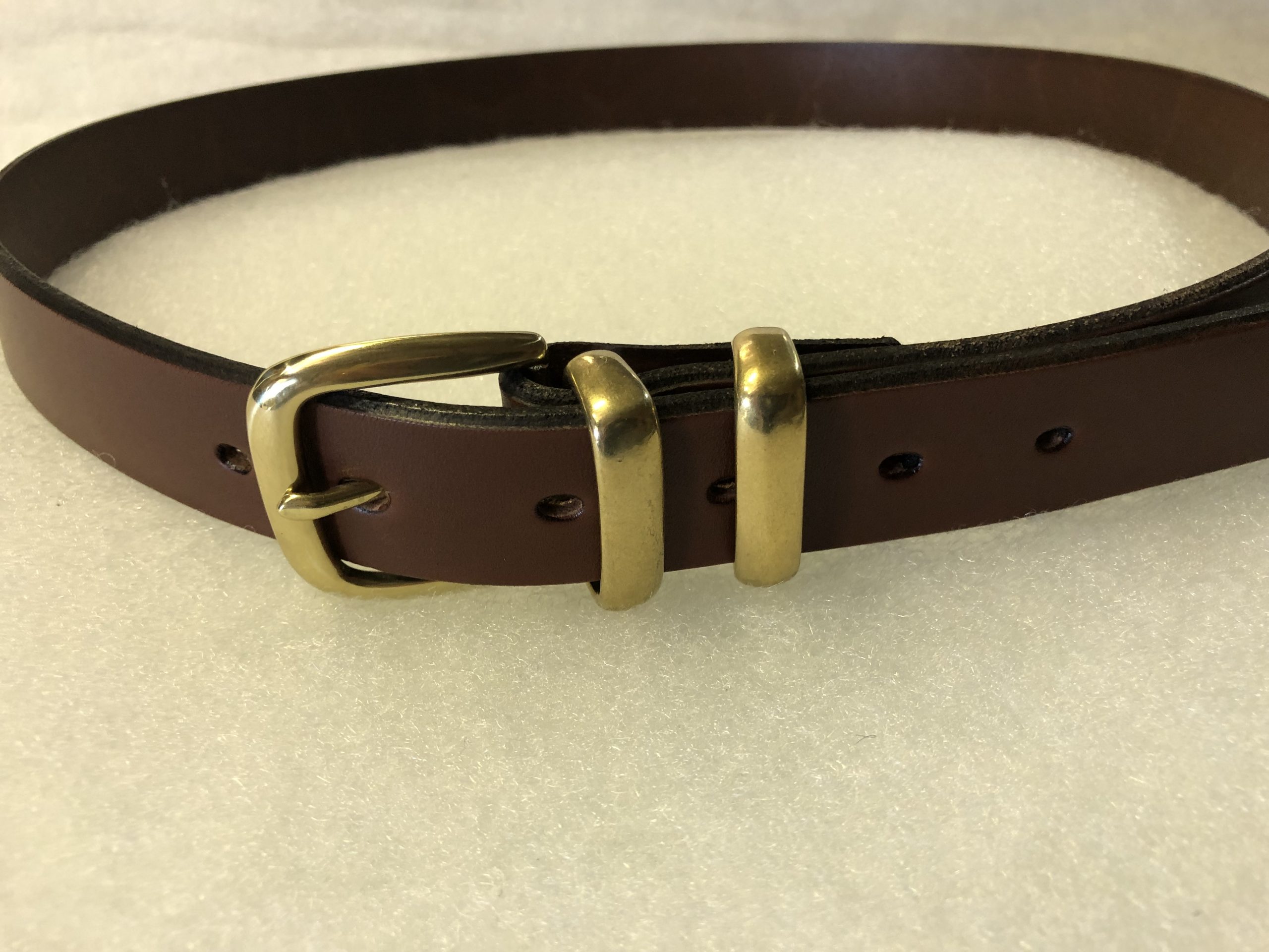 Leather belt TUCKER made in Italy